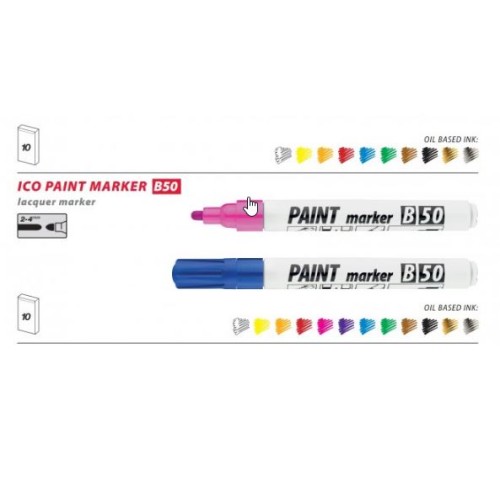 Marker Ico Paint b50 ljubičasti