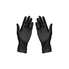 Jednokratne zaštitne nitrilne rukavice L - crne 1/100